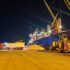 Ship Unloading Night Horizontal